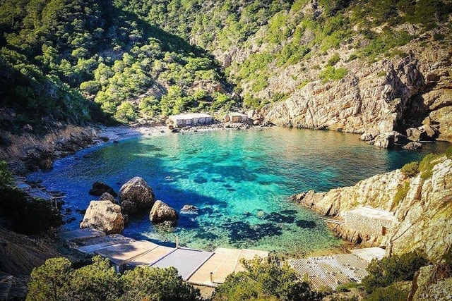 Ibiza: Jetski-Tour nach Portitxol ab San Antonio