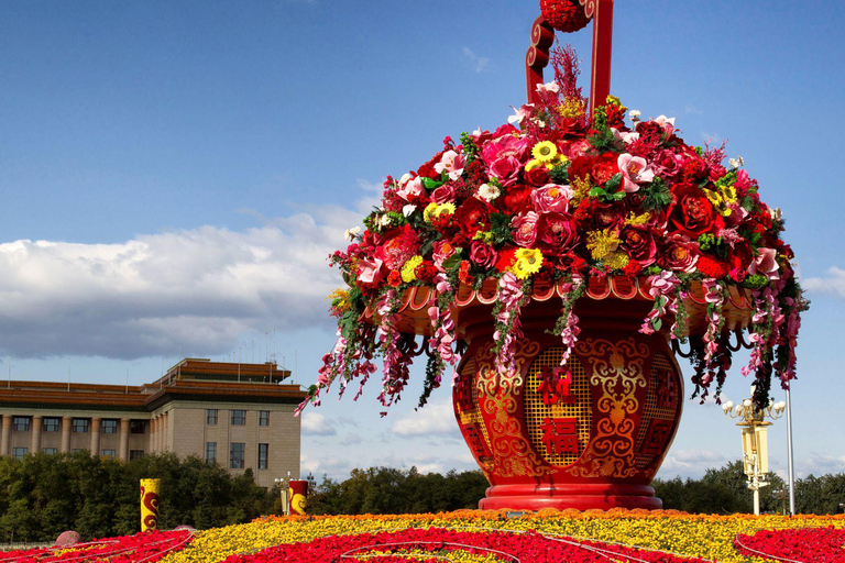 Pékin : Service d&#039;enregistrement des entrées sur la place TiananmenCérémonie de descente du drapeau de la place Tiananmen