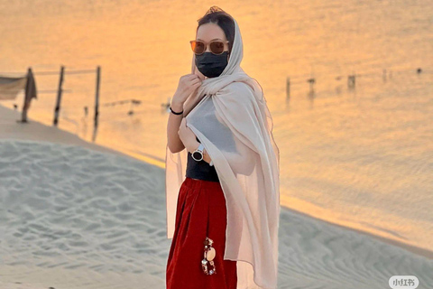 Desert Safari Qatar Camel Sandbording sunrise/sunset tour