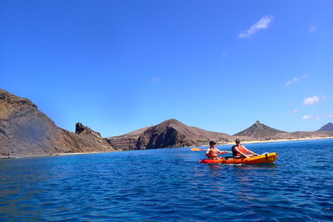 Avventura in kayak a Calheta: Tour della spiaggia di Zimbralinho o dell&#039;isolotto di Cal