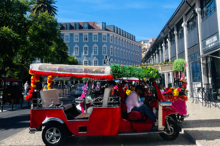Lisbon: Multilingual Private TukTuk Tour with Live Guide Ultimate Lisbon & Belém Experience 04 hrs(Pick Up+Drop-off)*