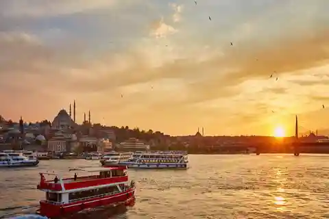 Istanbul Bosphorus Sunset Guidad kryssning tur