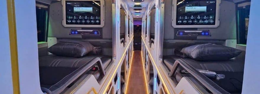 Hanoï : transfert vers ou depuis la ville de Sa Pa en bus VIP avec couchettes