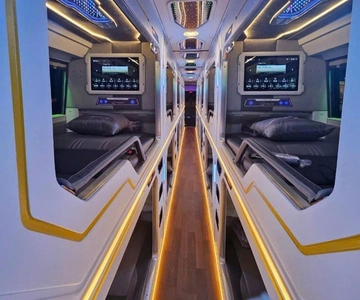 Hanoi: Transport til eller fra Sa Pa by i VIP-sovebuss