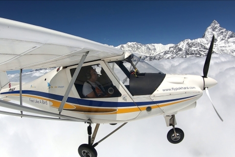 Z Pokhary: 30-minutowy lot ultralekki (blisko Fishtail)Z Pokhary: 30-minutowy lot samolotem ultralekkim
