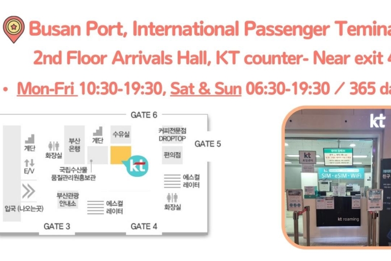 Korea 4G LTE: Unbegrenzte Daten & optionale Sprachanruf-SIM5 Tage (120 h) SIM-Plan mit Abholung am Flughafen ICN