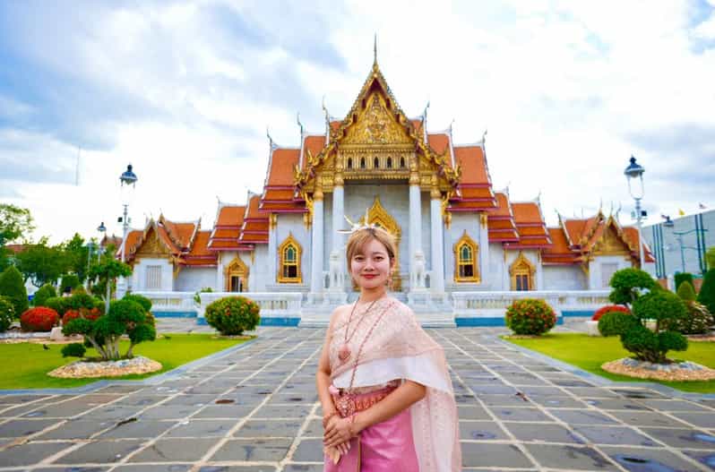 Bangkok: Golden Mount & Marble Temple Morning Tour - Tuk Tuk
