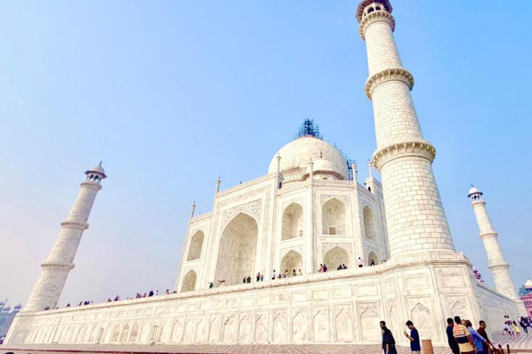 From Delhi: Taj Mahal Sunrise & Agra Fort Tour Private Tour Guide Services (Agra)