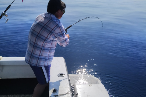 Atenas: experiência de viagem de pesca em um barco com refeição de frutos do marAtenas: Experiência de pesca em um barco com refeição de frutos do mar