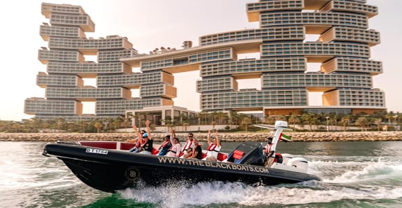 Dubai: 100-Min Speed Boat Tour, Atlantis & Burj Al Arab View