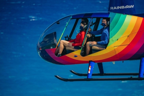 Oahu : Waikiki 20 minutes de visite en hélicoptère Doors On / Doors OffVisite privée Doors Off