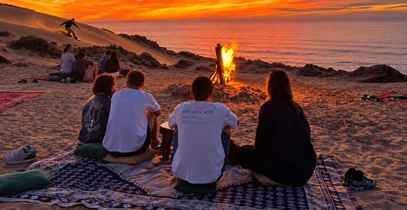 Agadir/Taghazout: Sunset Quad, Sandboard & Moroccan Dinner