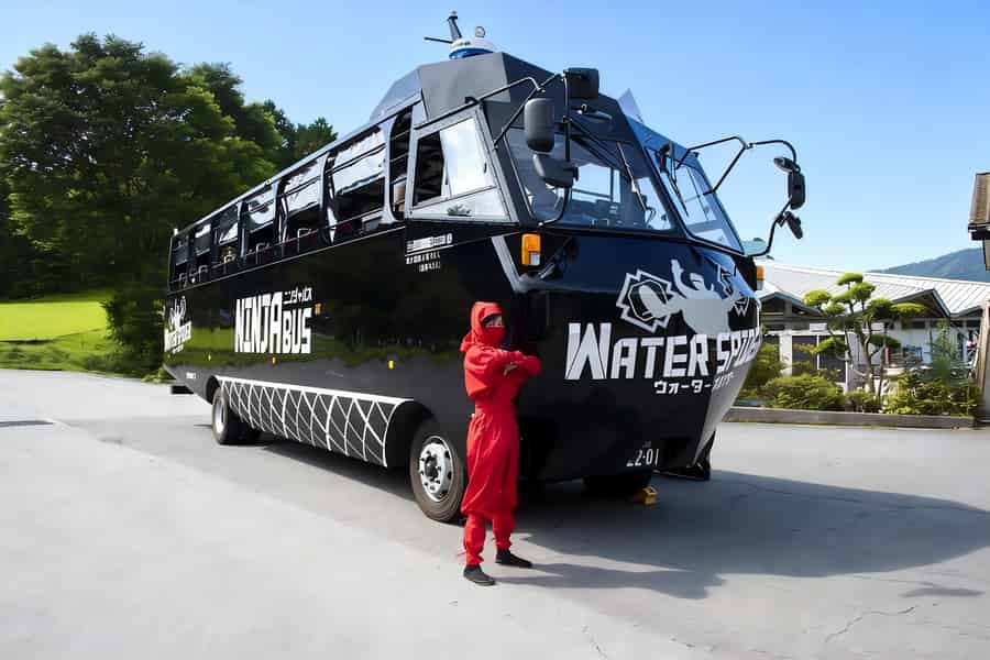 Tour zum Fuji und Hakone mit dem Ninja-Bus, Seilbahn und Ashi-See. Foto: GetYourGuide Tour zum Fuji und Hakone mit dem Ninja-Bus, Seilbahn und Ashi-See. Foto: GetYourGuide
