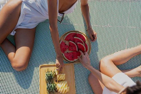 Heraklion Luxury Catamaran Dia Isla -Gourmet Lunch Top RatedPrincipal - Matin ou coucher de soleil