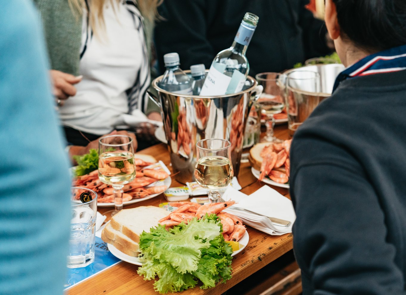 Oslo: Aftencruise i fjorden med rejebuffet