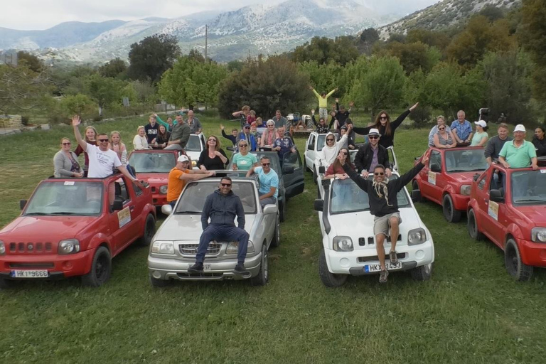 Crète : circuit en jeep avec barbecueCrète : Tour de l'île en jeep avec barbecue