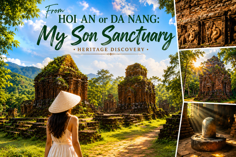 From Hoi An or Da Nang: My Son Sanctuary Heritage Discovery Private Tour & Private Car Transfer & Private Tour Guide