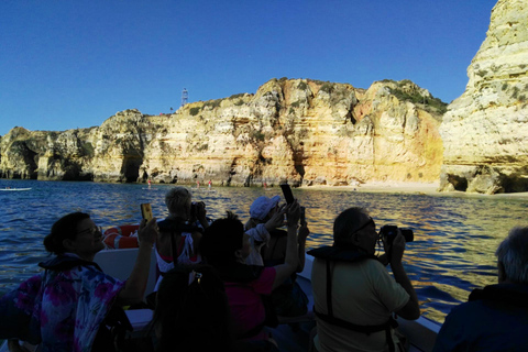 Lagos: Boat Trip to Grottos of Ponta da Piedade/caves Boat Trip to Grottos in Lagos up to 11 pax