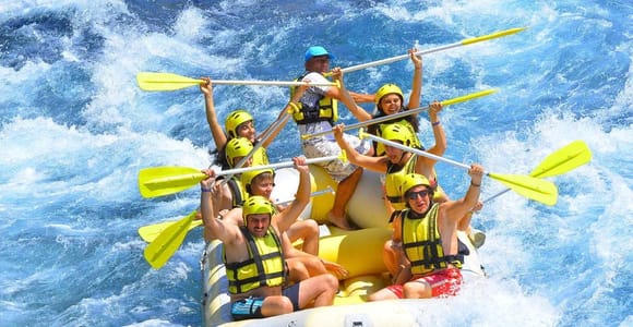 Full-Day Rafting Tour from Alanya, Side & Belek with Pickup