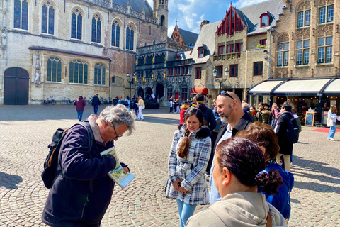 Bruges Highlights Trip from Paris Lunch Boat Beer Chocolate