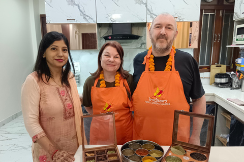 Delhi: indyjskie gotowanie z posiłkiem i wizytą na targuLekcja gotowania wegetariańskiego z posiłkiem i wizytą na targu