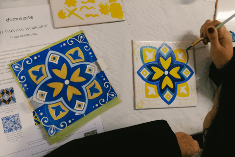 Porto: Tile-Painting Workshop with Glass of Port