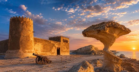 Doha: North & West Qatar Heritage, Nature/Art Full-Day Tour