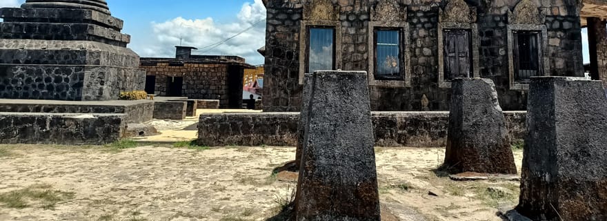 Montagne Bokor, plantation de poivrons et lac artificiel