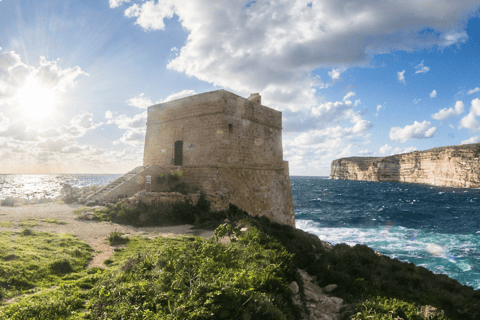 Malta: 9 Bays Cruise with Traditional Ftira and Transport