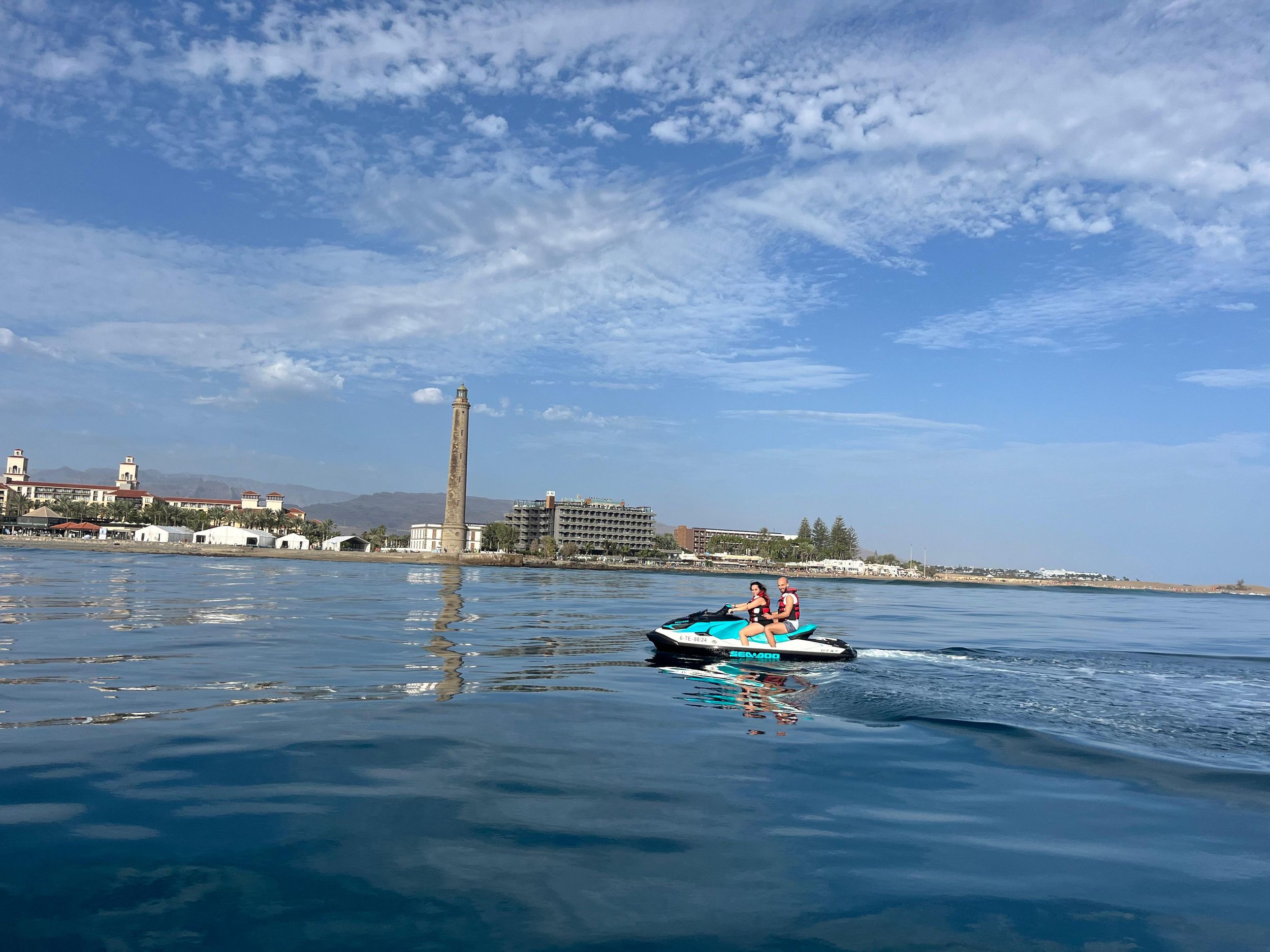 Maspalomas: Jet Ski Tour mit Hoteltransfer