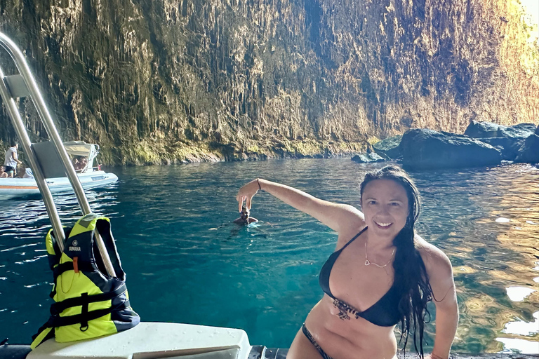 Vlorë: Sazan Island, Haxhi Ali Cave, and Karaburun Boat Tour