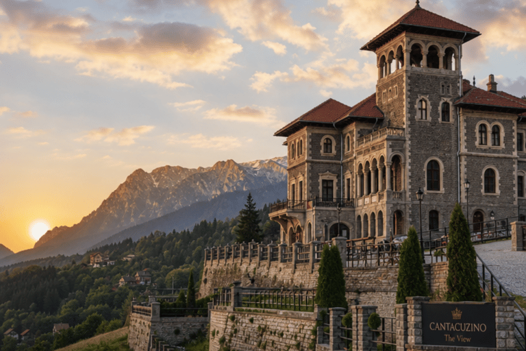 From Bucharest: Peleș and Bran Castles & Brașov Day Trip