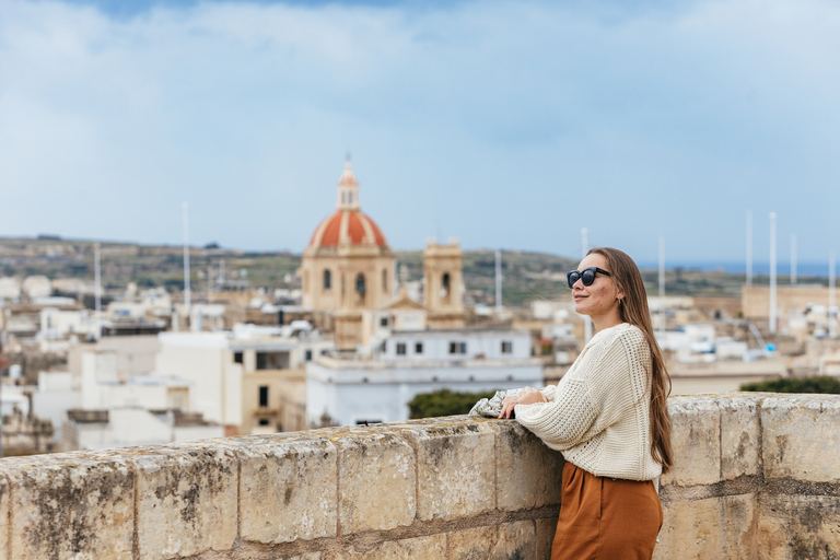 Från Malta: Gozo heldagsjeeptur med lunch och båttur