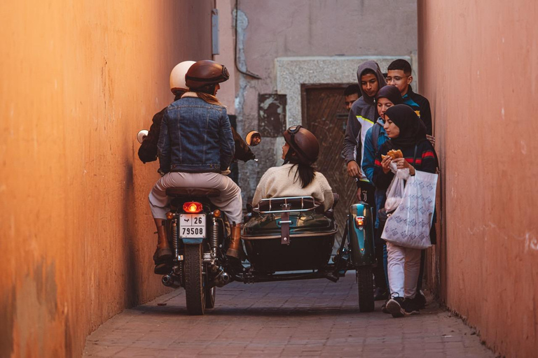 Marrakech Hidden Gems: Vintage 1h30 Sidecar Guided Tour