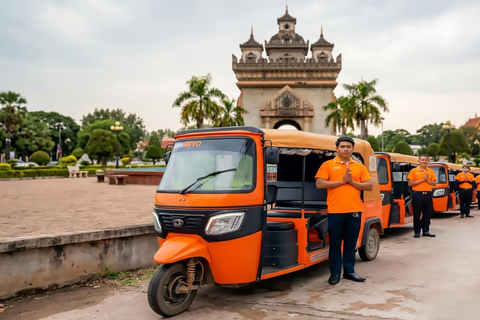 Vientiane: Guided City Tour by Electric Tuk-Tuk with Lunch Vientiane: Guided City Tour by Electric Tuk-Tuk with Lunch