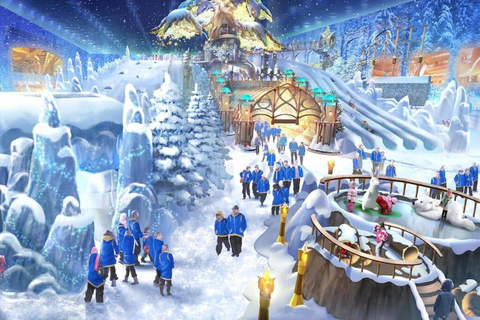 Abu Dhabi: Sheikh Zayed Grand Mosque & Snow Park Tour Dubai: Abudhabi Premium Tour With Buffet BBQ Lunch