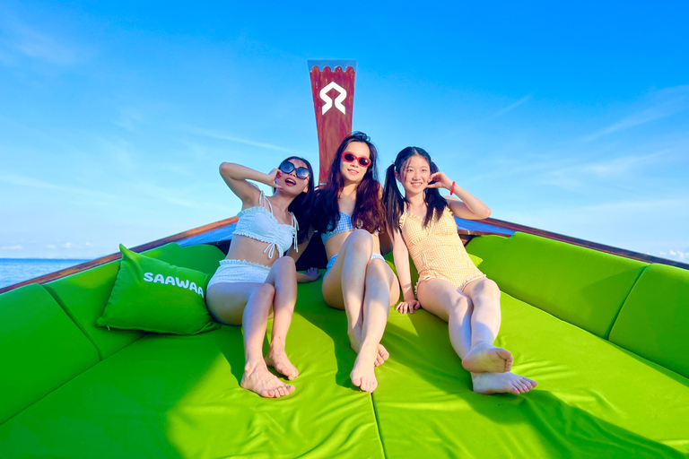 Phuket : Excursion d&#039;une journée en bateau privé de luxe à longue queue