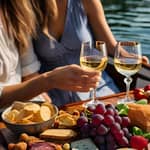 Crociera romantica in barca con vino e formaggio o cena a sorpresa