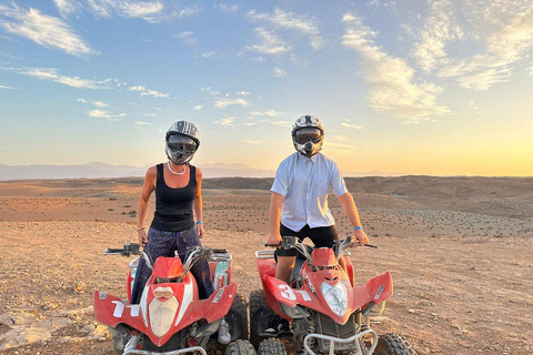 Von Marrakech aus: ATV Quad Bike Tour in der Agafay WüsteVon Marrakech aus: ATV-Quadbike-Touren in der Agafay-Wüste