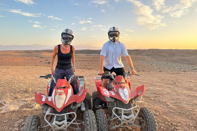 Von Marrakech aus: ATV Quad Bike Tour in der Agafay WüsteVon Marrakech aus: ATV-Quadbike-Touren in der Agafay-Wüste