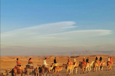 Pacote para o deserto de Agafay: passeio de buggy e de camelo e jantar com espetáculoPacote Deserto de Agafay: passeio de quadriciclo, passeio de camelo e jantar com show