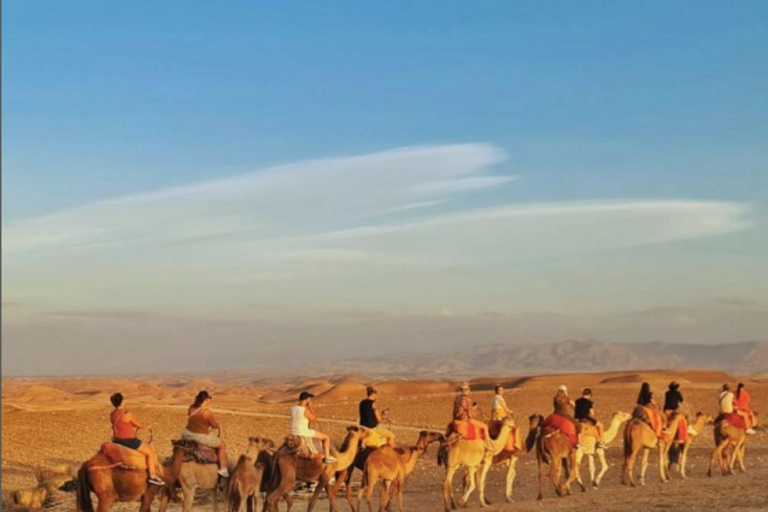 Pacote para o deserto de Agafay: passeio de buggy e de camelo e jantar com espetáculoPacote Deserto de Agafay: passeio de quadriciclo, passeio de camelo e jantar com show