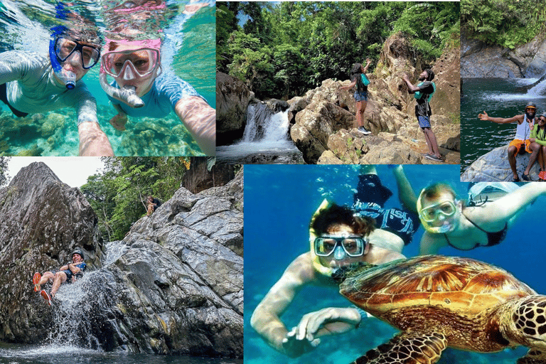 San Juan : Excursion dans la forêt tropicale d'El Yunque avec plongée en apnée