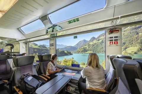 Zurich: Hardcore Swiss Train Tour–4 Scenic Railways in 1 day Excluding Train Tickets