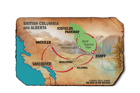 Banff: Discover the Best of the Rockies (8-Days)Vancouver: Discover the Best of the Rockies 8-Day
