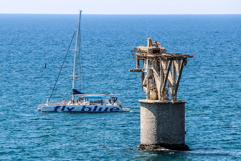 Málaga: Cruzeiro de catamarã com parada opcional para nadarPasseio Diurno de 1 Hora sem Parada para Mergulho