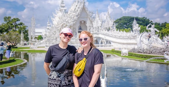 Red, Blue, White Temples & Hot Spring Trip from Chiang Mai