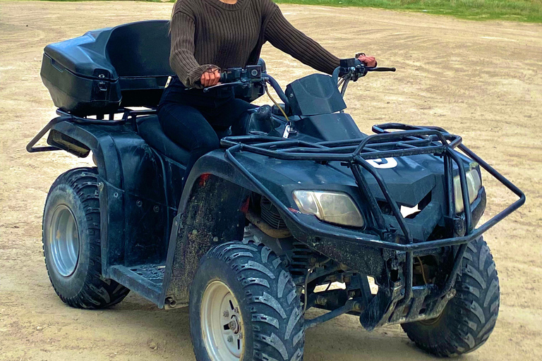 Balade en quad au coucher du soleil en Cappadoce avec traversée de la rivièreExcursion de 2 heures en quad au coucher du soleil