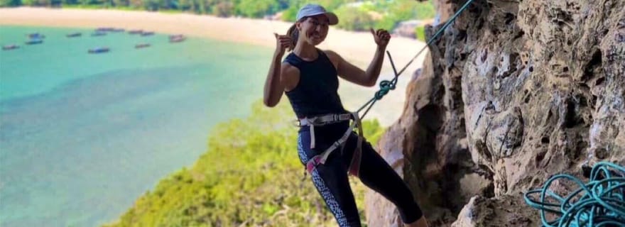 Krabi : Demi-journée privée d'escalade à Railay Beach