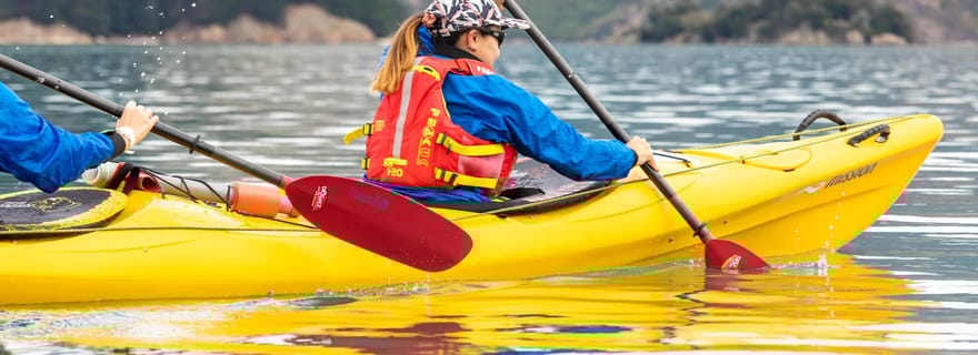 Christchurch : Excursion en kayak de mer dans le port de Lyttelton
